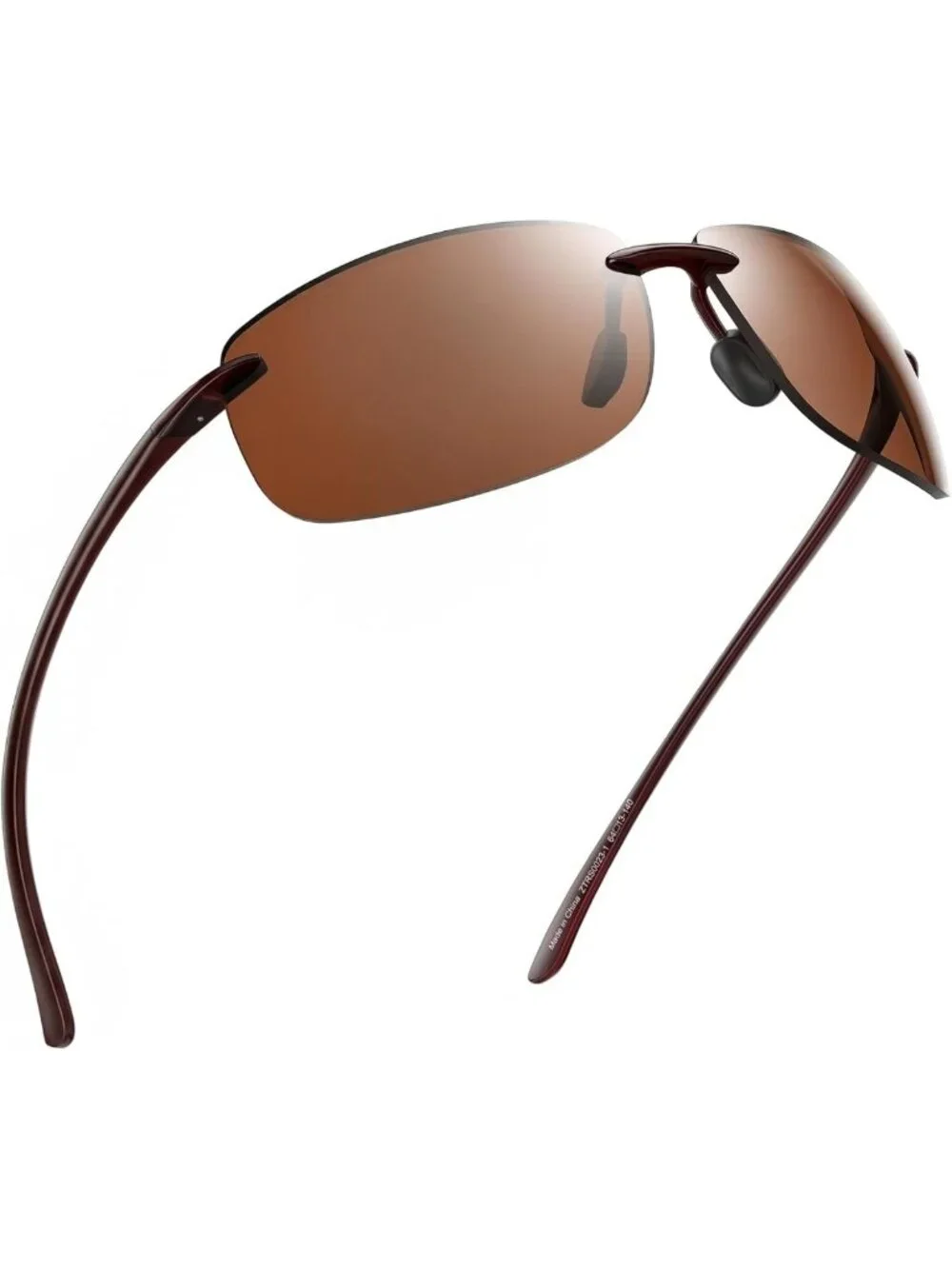 Lightweight Polarized Sport Sunglasses for Men & Women | Rimless Rectangle
